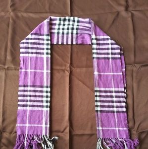 Purple scarf